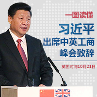 一图读懂习近平出席中英工商峰会致辞